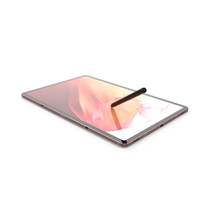 Samsung Galaxy Tab S8 Plus Pink PNG & PSD Images