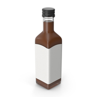 Brown Sauce Bottle PNG & PSD Images