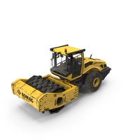 BOMAG BW226 PDH5 Single Drum Compactor Dirty PNG & PSD Images