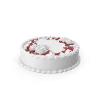 Butter Cream Rose Flower Cake PNG & PSD Images