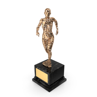 Marathon Trophy Bronze Base Black PNG & PSD Images
