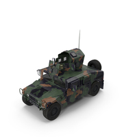 Humvee M1151 Enhanced Armament Carrier Camo PNG & PSD Images