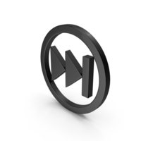 Black Circular Fast Forward Icon PNG & PSD Images