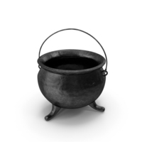 Black Iron Pot With handle PNG & PSD Images