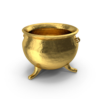Golden Iron Pot PNG & PSD Images