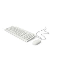 Apple Keyboard II and Mouse PNG & PSD Images