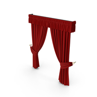 Curtain Red PNG & PSD Images