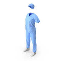 Female Surgeon Dress Stained with Blood PNG & PSD Images