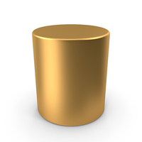 Gold Cylinder PNG & PSD Images