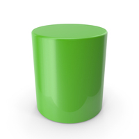 Green Cylinder PNG & PSD Images