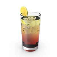 Glass of Ice Tea with Lemon PNG & PSD Images