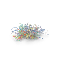 Pile Of Colorful Plastic Cables PNG & PSD Images