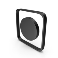 RECORD ICON BLACK PNG & PSD Images