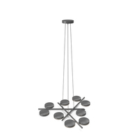 SONNEMAN_LIGHT GUIDE RING 9-LIGHT LED PENDANT PNG & PSD Images