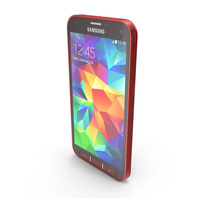 Samsung Galaxy S5 Sport Red PNG & PSD Images