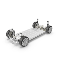 Tesla Model S Chassis PNG & PSD Images