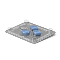 Viagra Blister Pack Open PNG & PSD Images