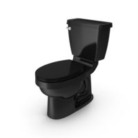 WC Ceramic Toilet Black PNG & PSD Images