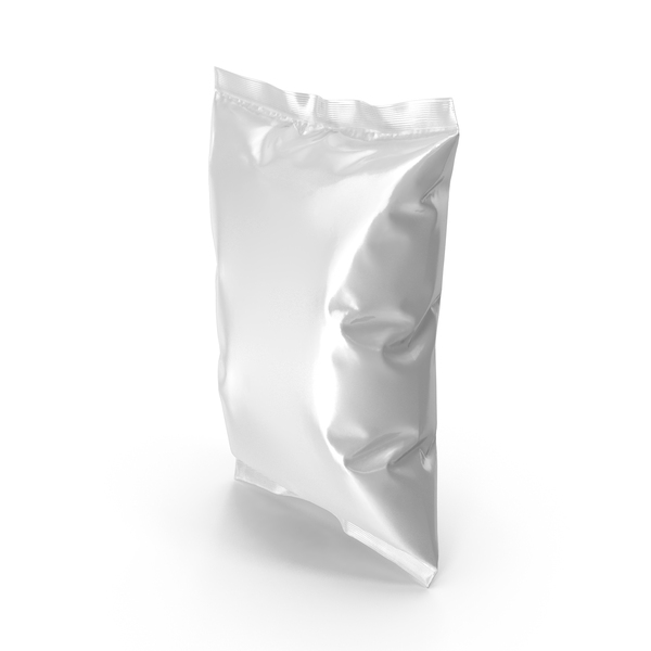 White Blank Plastic Foil Food Package PNG & PSD Images