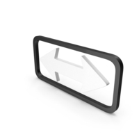 DOUBLE ARROW ICON WHITE BLACK PNG & PSD Images