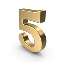 Digit 5 PNG & PSD Images