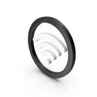 WIFI ICON WHITE BLACK PNG & PSD Images