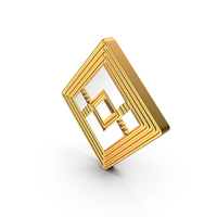 Golden Binance Square Coin PNG & PSD Images