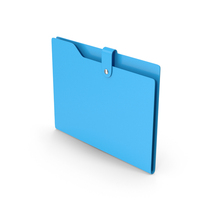 Blue File Folder PNG & PSD Images