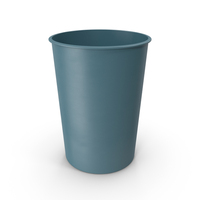 Blue Trash Can PNG & PSD Images