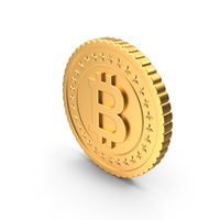 Gold Bitcoin PNG & PSD Images