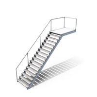 Clean Industrial Stairs PNG & PSD Images