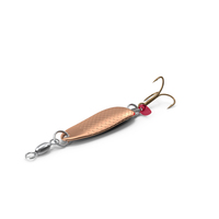 Copper Trolling Spoon Lure PNG & PSD Images