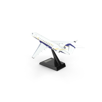 Bombardier Global 6000 Scale Model With Stand PNG & PSD Images