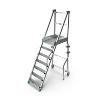 Aluminium Platform Ladder PNG & PSD Images