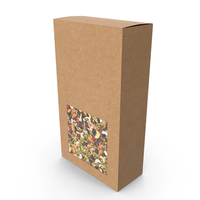 Paper Box With Mix Nuts PNG & PSD Images