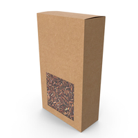 Paper Box With Wild Red Rice PNG & PSD Images