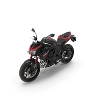 Motorcycle Kawasaki Z800 Red PNG & PSD Images