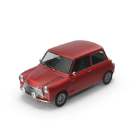 Red Classic Compact Car PNG & PSD Images