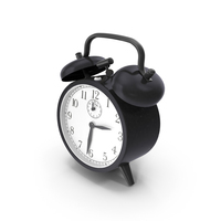 Classic Twin Bell Alarm Clock PNG & PSD Images