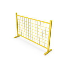 Yellow Metal Barrier PNG & PSD Images