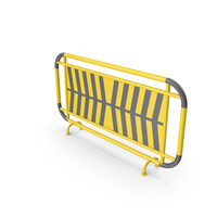 Yellow & Black Metal Barrier PNG & PSD Images