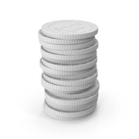 Monochrome Bitcoin Stack PNG & PSD Images
