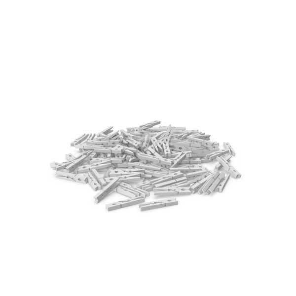 Monochrome Clothes Peg Pile PNG & PSD Images