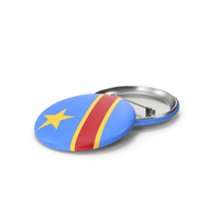 Democratic Republic Of The Congo Flag Badge PNG & PSD Images