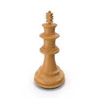Wooden Chess King PNG & PSD Images