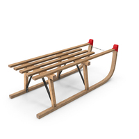 Wooden Sled PNG & PSD Images