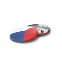 Czech Republic Flag Badge PNG & PSD Images
