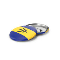 Barbados Flag Badge PNG & PSD Images