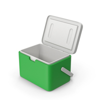 Green Plastic Ice Cooler PNG & PSD Images