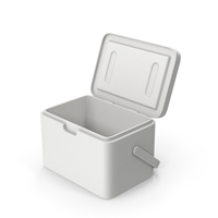 White Plastic Ice Cooler PNG & PSD Images